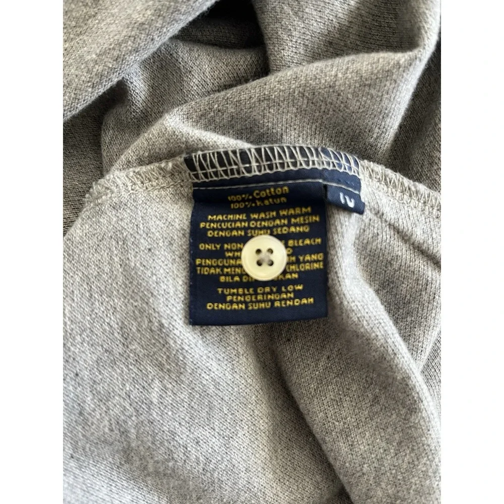 Polo Ralph Lauren Men's Polo Shirt Grey, Short Sleeve, Cotton, Pocket, Size 3XL